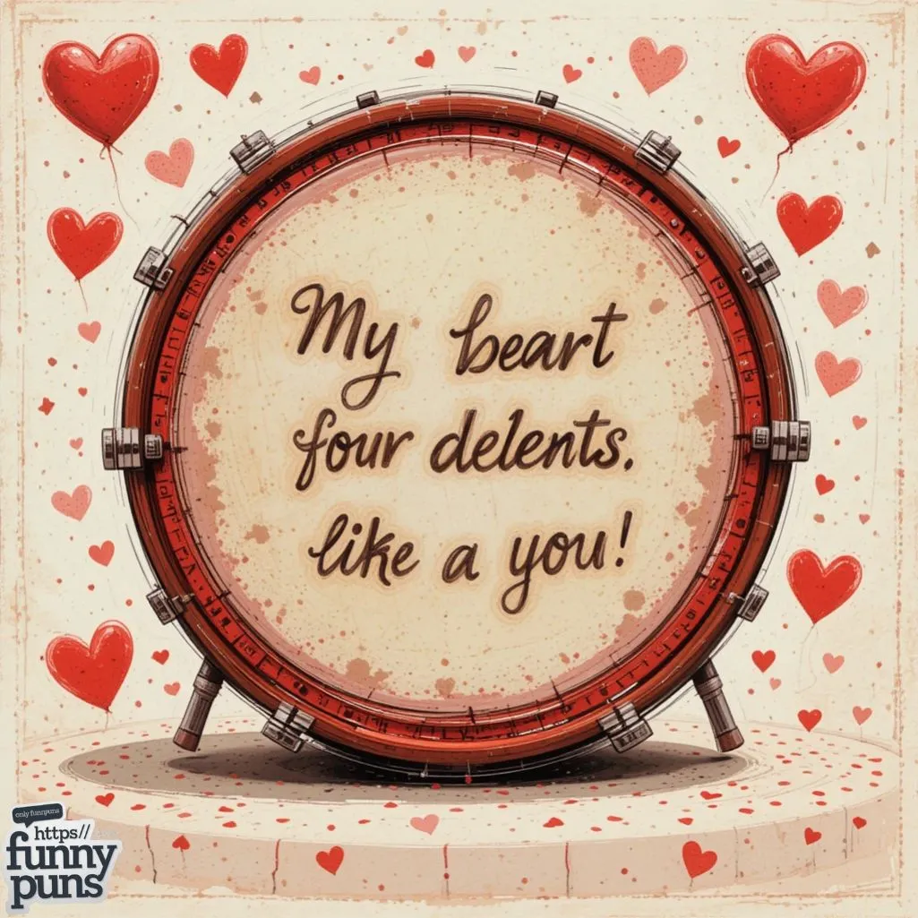 Heart Beats Like Drum Valentines Day